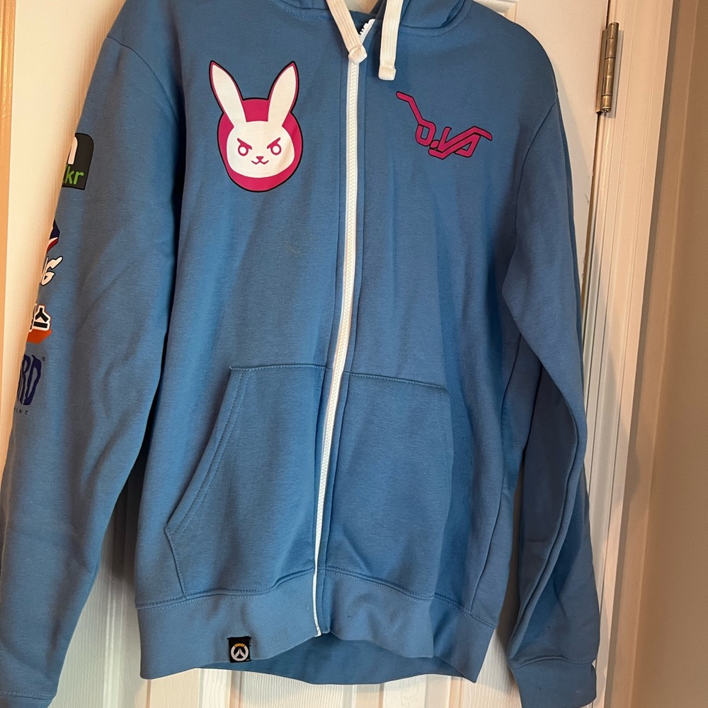 Blue DVA Overwatch Hoodie